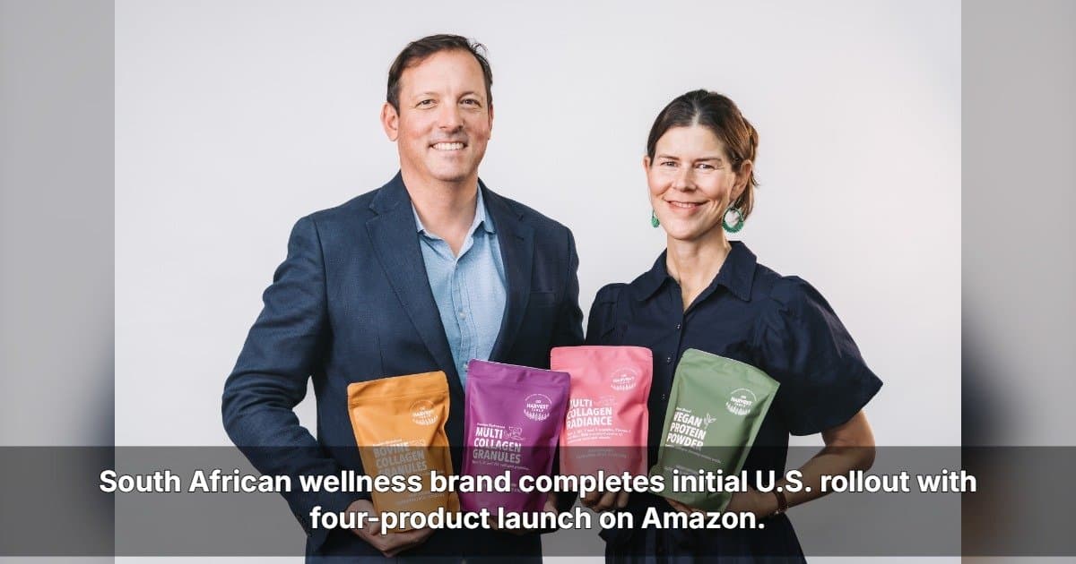 South African Wellness Brand The Harvest Table Launches Full Product Line on Amazon in U.S. Expansion