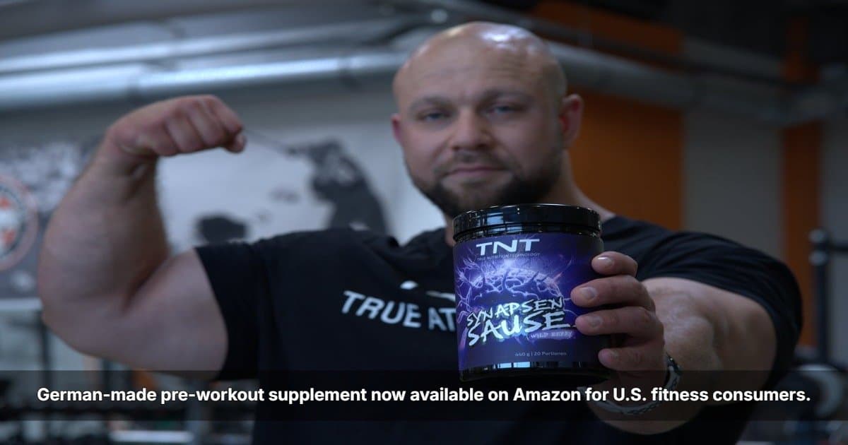 True Nutrition Technology Brings TNT Synapsensause Pre-Workout Booster to U.S. Market via Amazon