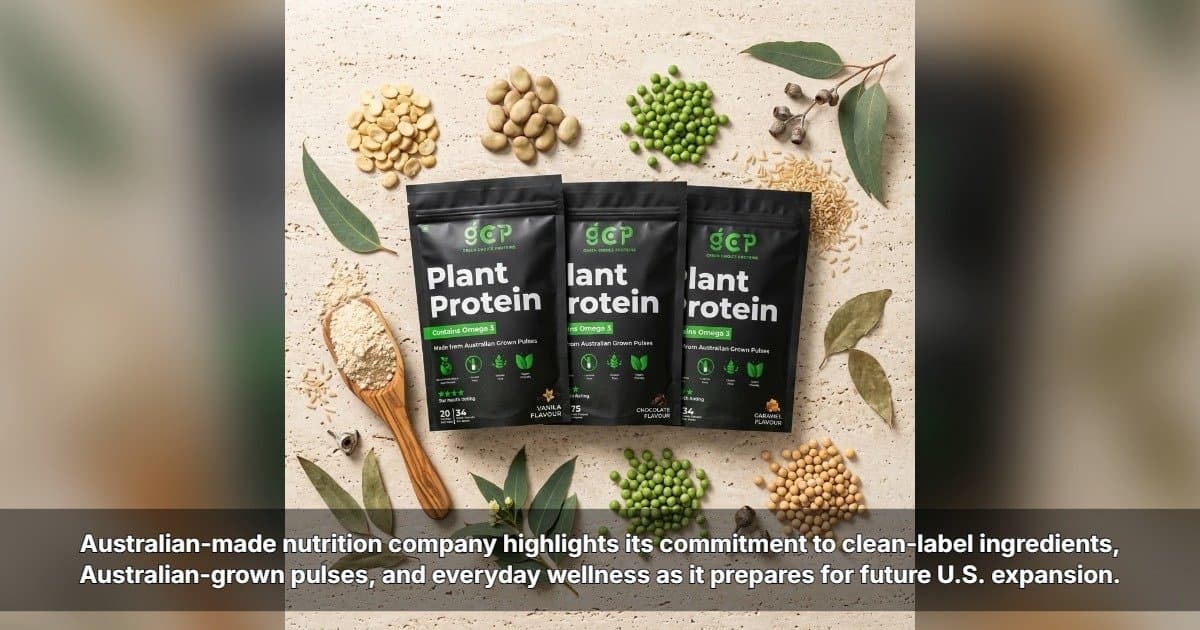 Green Choice Proteins Expands to U.S. with Australian Plant-Based Nutrition