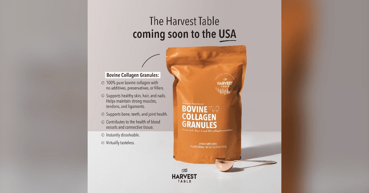 South African Wellness Brand The Harvest Table Enters U.S. Market with Whole-Food Nutrition Philosophy