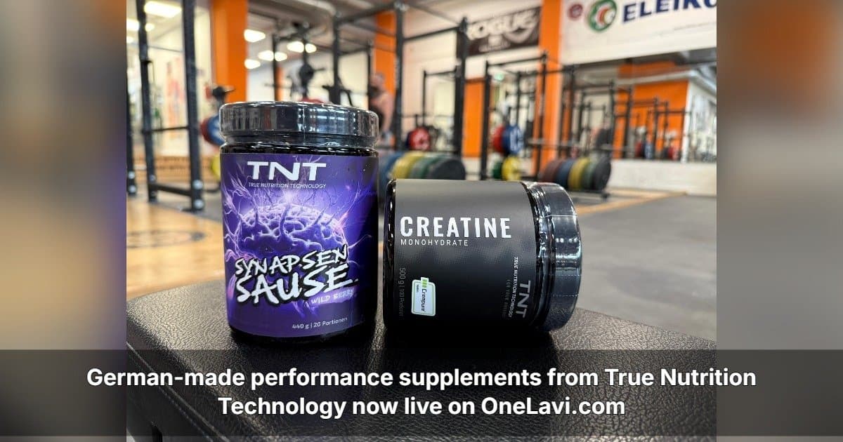 TNT Sports Nutrition Expands U.S. Presence with Launch on OneLavi.com