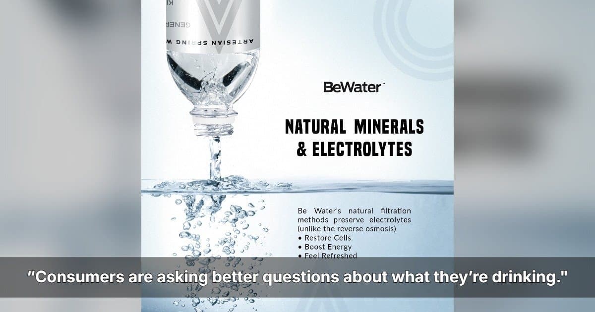 Microplastic Concerns Drive Consumer Shift Toward Naturally Sourced Bottled Water